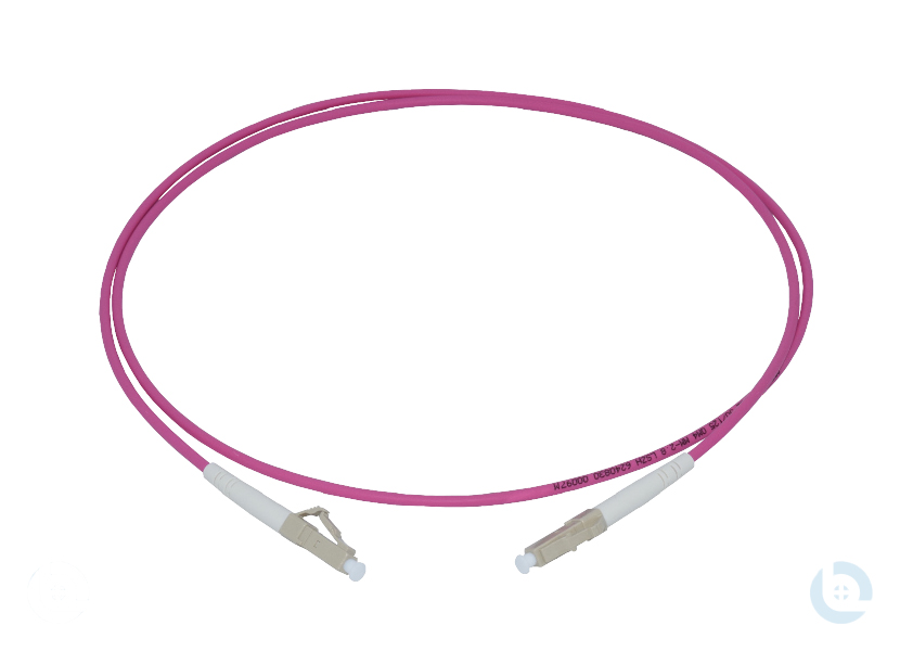 Simplexpatchkabel 1G50/125 OM4 erikaviolett 2,8mm LC/PC-LC/PC