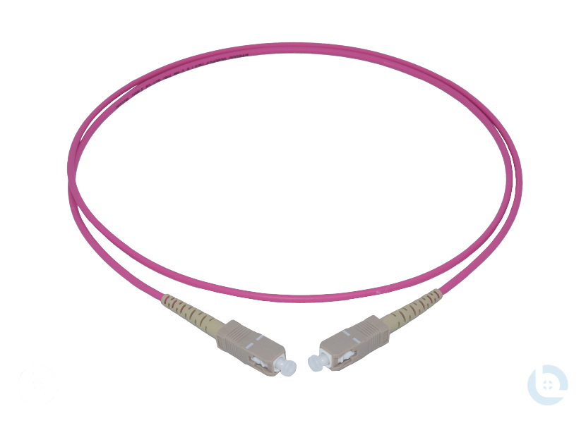 Simplexpatchkabel 1G50/125 OM4 erikaviolett 2,8mm SC/PC-SC/PC
