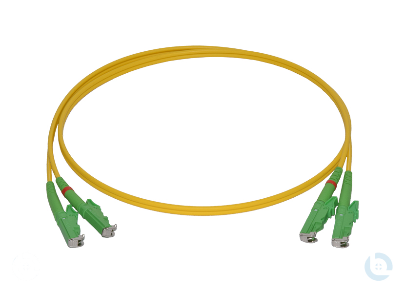 Duplexpatchkabel 2E9/125 gelb 2,8mm G657.A1 E2000/APC-E2000/APC