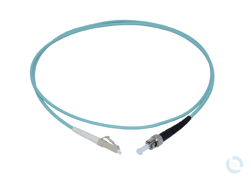 Simplexpatchkabel 1G50/125 OM3 aqua 2,8mm LC/PC-ST