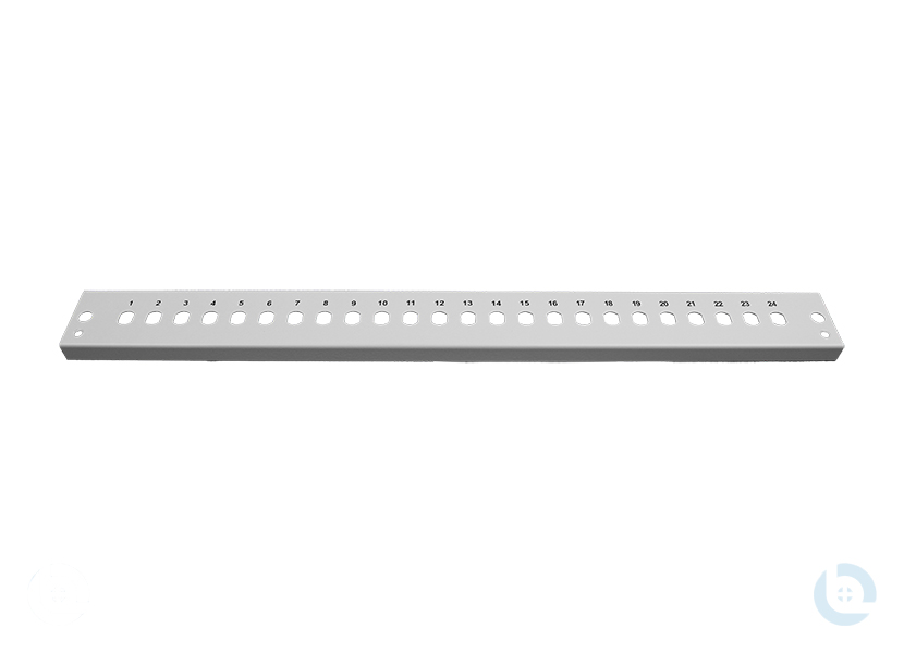 Frontblende 19", 1HE fest/ausziehbar RAL 7035