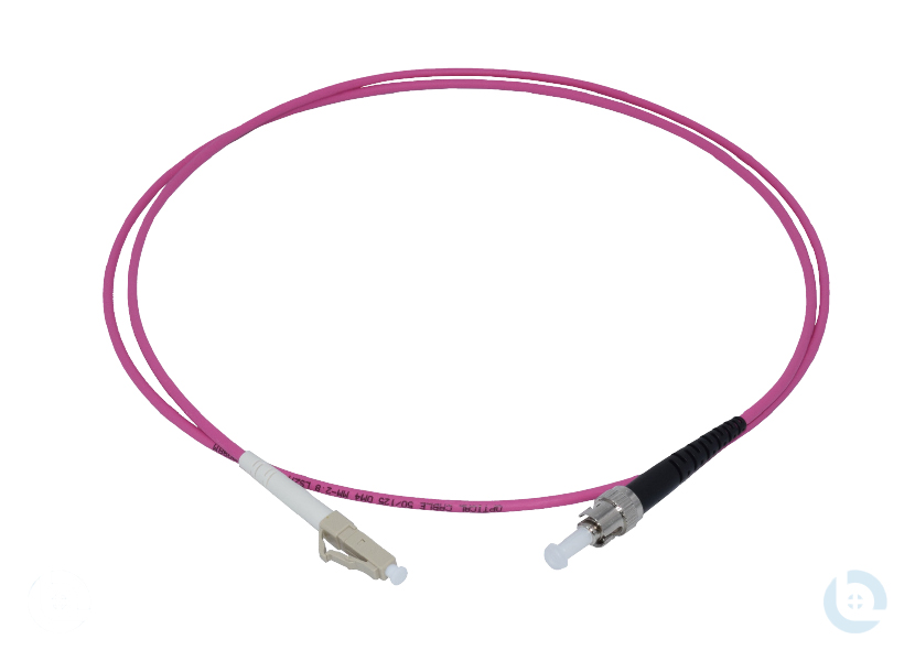 Simplexpatchkabel 1G50/125 OM4 erikaviolett 2,8mm LC/PC-ST