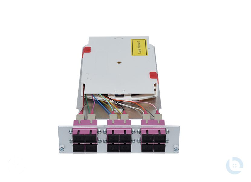 Modul für BGT 7TE, SC/PC Duplex, G50/125 OM4 kompl. bestückt