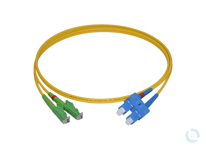 Duplexpatchkabel 2E9/125 gelb 2,8mm G657.A1 E2000/APC R&M-SC/PC