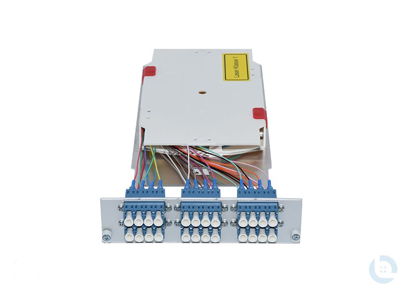 Modul für BGT 7TE, LC/PC-Quad, E9/125 OS2 kompl. bestückt