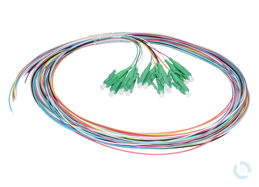 Faserpigtail E9/125 G652.D - 2,0m 12er Set farbig nach DIN VDE 0888