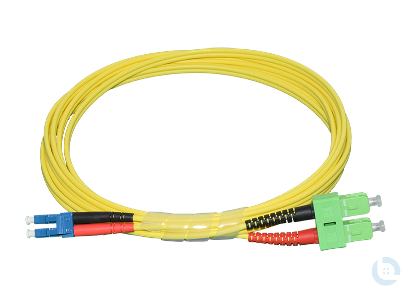 Duplexpatchkabel 2E9/125 gelb 2,8mm G657.A1 LC/PC-SC/APC