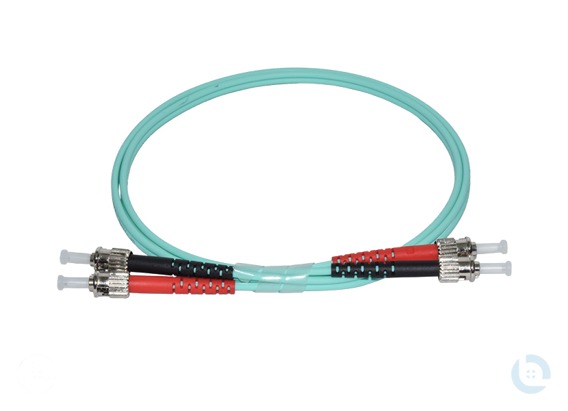 Duplexpatchkabel 2G50/125 OM3 aqua 2,8mm ST-ST