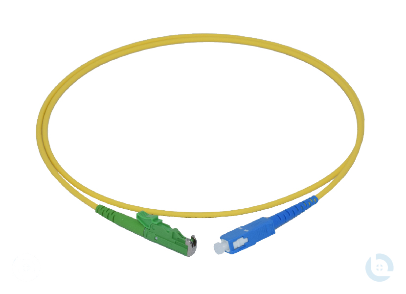 Simplexpatchkabel 1E9/125 OS2 gelb 2,8mm G657.A1 E2000/APC-SC/PC 0,25dB R&M